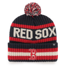 Adult Men's Boston Red Sox '47 Bering Cuffed Knit Hat with Pom - Navy