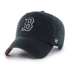 Adult Men's Boston Red Sox '47 Dark Tropic Clean Up Adjustable Hat - Black