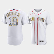 Boston Red Sox Jackie Bradley Jr. Mens White Jersey - Diamond Edition
