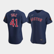 Boston Red Sox Chris Sale Navy Alternate Authentic Jersey - Honor Jerry Remy