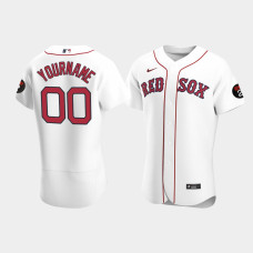 Boston Red Sox Custom White Home Authentic Jersey - Honor Jerry Remy