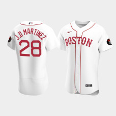 Honour Jerry Remy Boston Red Sox J.D. Martinez Authentic Alternate White Jersey