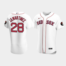 Boston Red Sox J.D. Martinez White Home Authentic Jersey - Honor Jerry Remy
