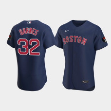 Boston Red Sox Matt Barnes Navy Alternate Authentic Jersey - Honor Jerry Remy