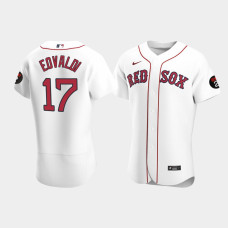 Boston Red Sox Nathan Eovaldi White Home Authentic Jersey - Honor Jerry Remy