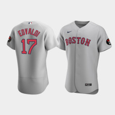 Boston Red Sox Nathan Eovaldi Gray Road Authentic Jersey - Honor Jerry Remy