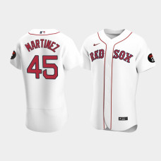 Boston Red Sox Pedro Martinez White Home Authentic Jersey - Honor Jerry Remy