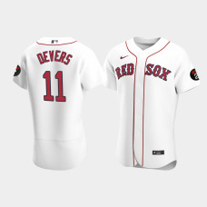 Boston Red Sox Rafael Devers White Home Authentic Jersey - Honor Jerry Remy