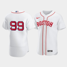 Mens Boston Red Sox Alex Verdugo White 2021 Patriots' Day Authentic Jersey