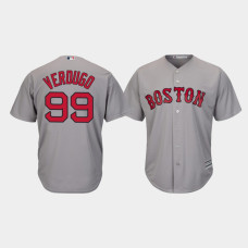 Mens Boston Red Sox Alex Verdugo #99 Gray Majestic Road Cool Base Jersey