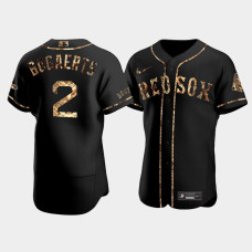 Xander Bogaerts Boston Red Sox Black Python Skin Authentic Jersey