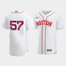 Mens Boston Red Sox Eduardo Rodriguez White 2021 Patriots' Day Authentic Jersey