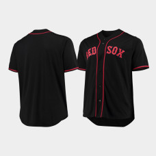 Mens Boston Red Sox Black Fashion Majestic Big & Tall Jersey