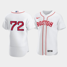Mens Boston Red Sox Garrett Whitlock White 2021 Patriots' Day Authentic Jersey