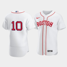 Mens Boston Red Sox Hunter Renfroe White 2021 Patriots' Day Authentic Jersey