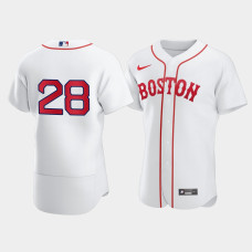 Mens Boston Red Sox J.D. Martinez White 2021 Patriots' Day Authentic Jersey