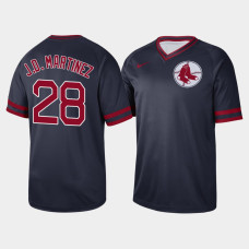 Mens Boston Red Sox J.D. Martinez #28 Navy Cooperstown Collection V-Neck Legend Jersey