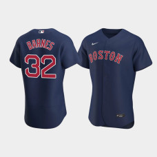Mens Boston Red Sox #32 Matt Barnes Navy Authentic 2020 Alternate Jersey