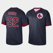 Mens Boston Red Sox Matt Barnes #32 Navy Cooperstown Collection V-Neck Legend Jersey