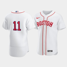 Mens Boston Red Sox Rafael Devers White 2021 Patriots' Day Authentic Jersey