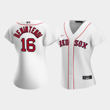 Womens Boston Red Sox Andrew Benintendi #16 White Replica Nike 2020 Home Jersey