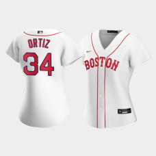 Womens Boston Red Sox David Ortiz White 2021 Patriots' Day Replica Jersey