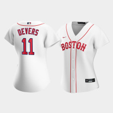 Womens Boston Red Sox Rafael Devers White 2021 Patriots' Day Replica Jersey