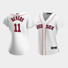 Womens Boston Red Sox Rafael Devers #11 White Replica Nike 2020 Home Jersey