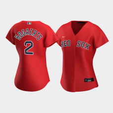 Womens Boston Red Sox Xander Bogaerts #2 Red Replica Nike 2020 Alternate Jersey