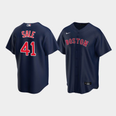 Youth Boston Red Sox #41 Chris Sale Replica Alternate Navy Jersey