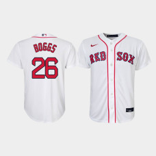 Youth Boston Red Sox Wade Boggs #26 White Replica Nike Home Jersey