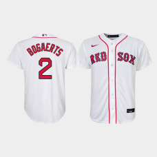 Youth Boston Red Sox Xander Bogaerts #2 White Replica Nike Home Jersey